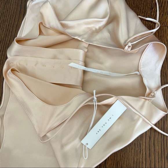 NWT Are You Am I Kaede silk camisole in Blush - Picture 14 of 16